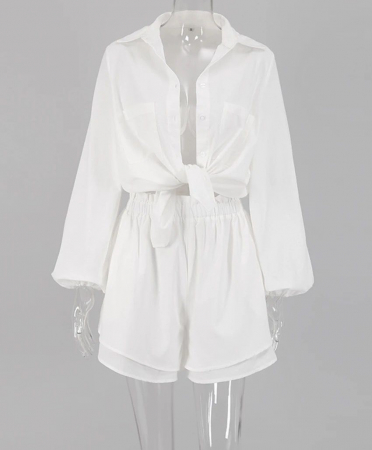 Set 2 piese format din bluza si fusta-pantaloni. [2]