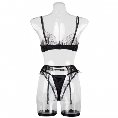 Set de lenjerie intima 4 piese, CU PENE [4]