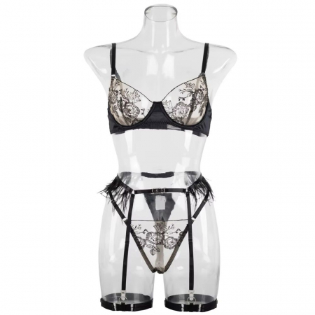 Set de lenjerie intima 4 piese, CU PENE [5]