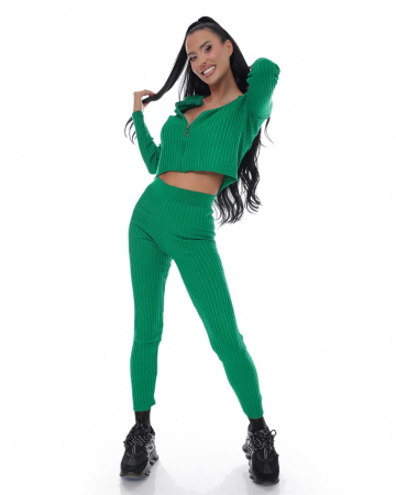 Set din tricot verde [3]