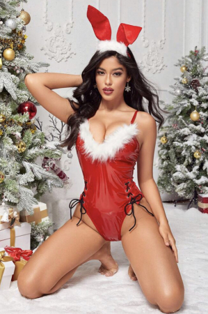 Set lenjerie 2 piese, cu tematica de Craciun [4]