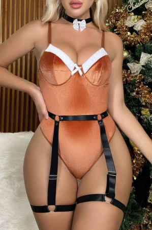 Set lenjerie 4 piese, cu tematica de Craciun [3]