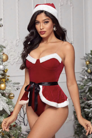 Set lenjerie 3 piese, cu tematica de Craciun [2]