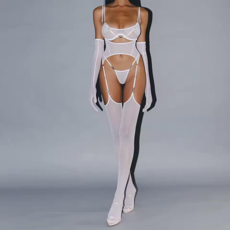 Set lenjerie intimă 5 piese, alb [2]