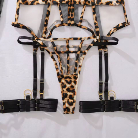 Set lenjerie intimă 6 piese, ANIMAL PRINT [1]