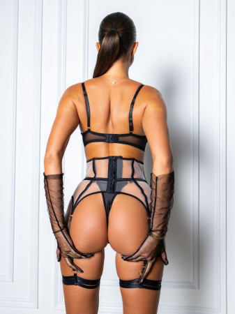 Set lenjerie intimă 6 piese, negru [5]