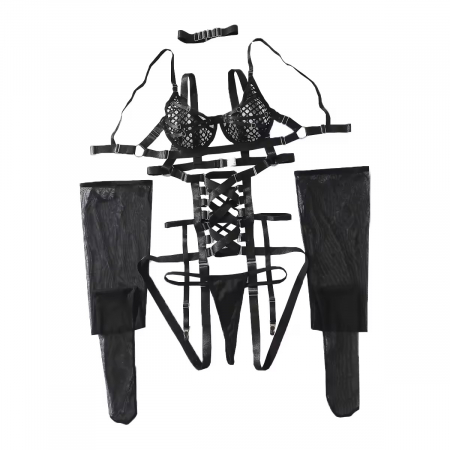 Set  negru cu decupaje, 5 piese [1]