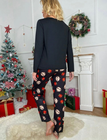 Set pijama cu imprimeu de Craciun [1]