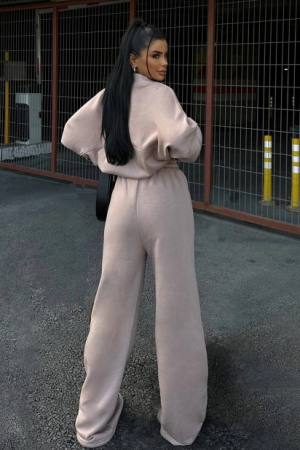 Trening lejer cu pantaloni evazati [2]