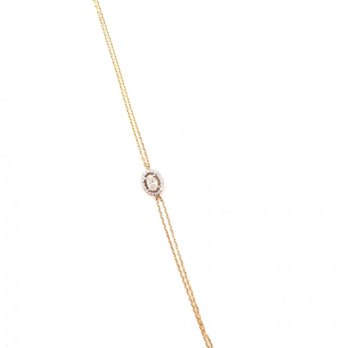 Bratara aur galben 14k cu diamante Shine [3]
