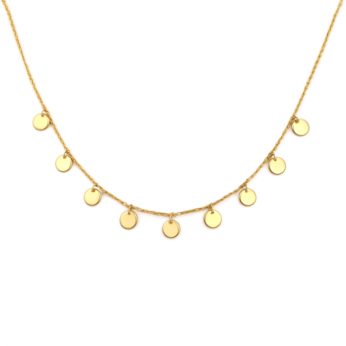 Colier aur galben 14K Moneta [1]