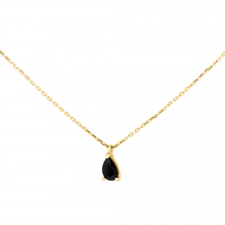 Coliere - Colier aur galben 14k Black Tear