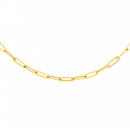 Bijuterii pentru femei - Colier aur galben 14k Round Angle