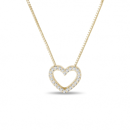 Coliere - Colier aur galben 14k Light Heart