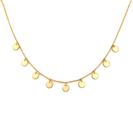 Coliere - Colier aur galben 14K Moneta