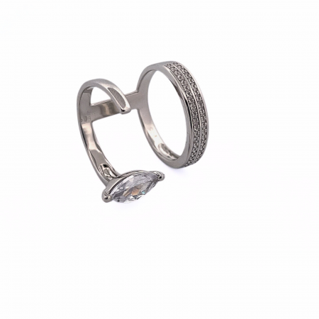Inele - Inel argint Broken marime 53