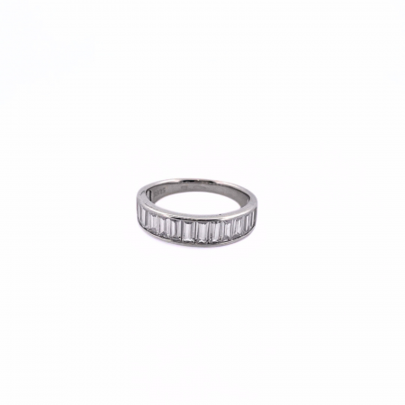 Idei de cadou sub 500 LEI - Inel argint White Baguette marime 55