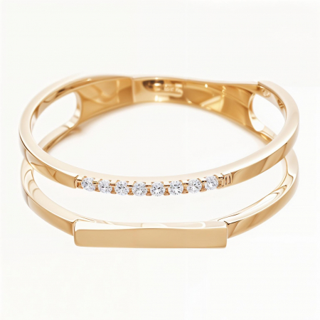 Inele - Inel aur 14k Geometric