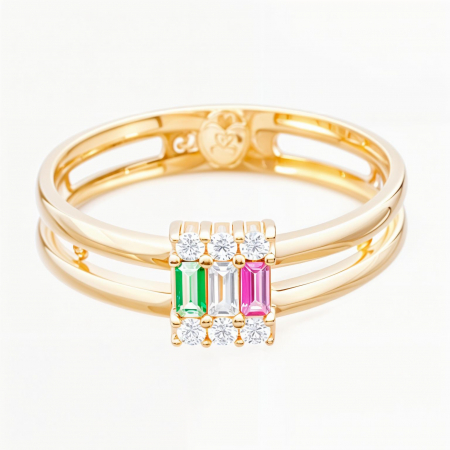 Inele - Inel aur 14k Mystic Prism