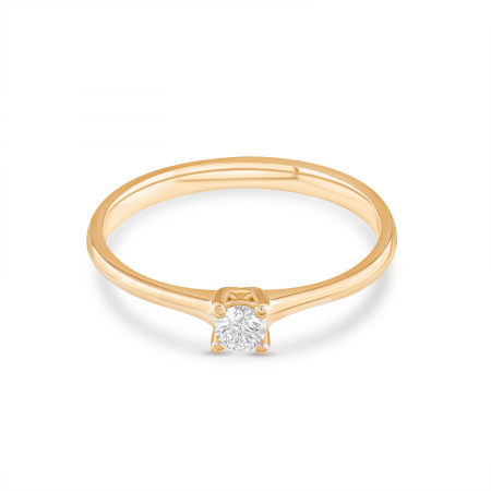 Inel din aur galben 14k cu diamant Precious [1]