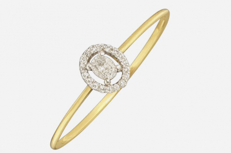 Inele - Inel din aur galben 14k cu diamant Special
