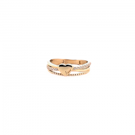 Inel Serrani, Model Love Heart, marime 51 [1]