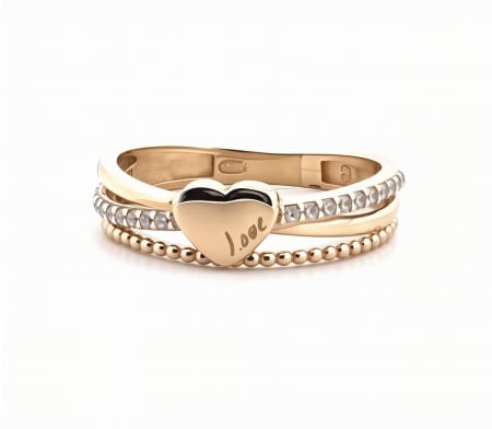 Inel Serrani, Model Love Heart, marime 53 [1]