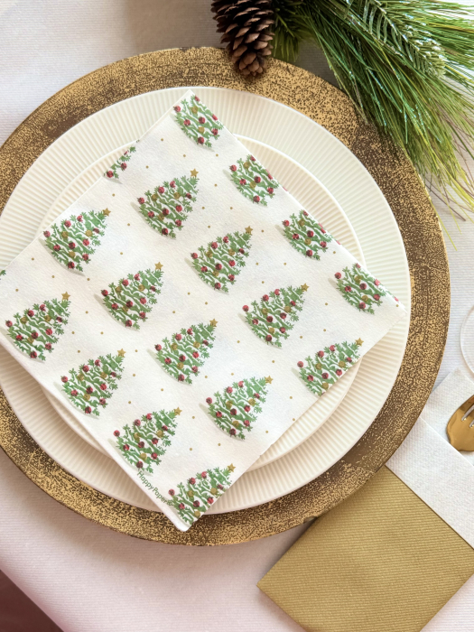Servetele de masa festive Christmas Trees Textile Touch / 40 x40 cm / 12 buc [2]