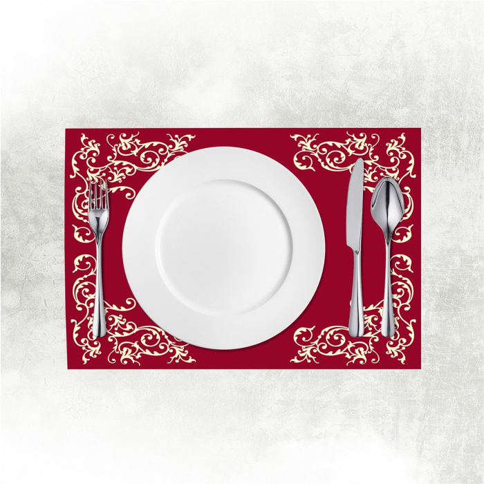 Naproane masa, Linclass - Pomp (bordo-crem) / 40 x 30 cm / 100 buc [2]