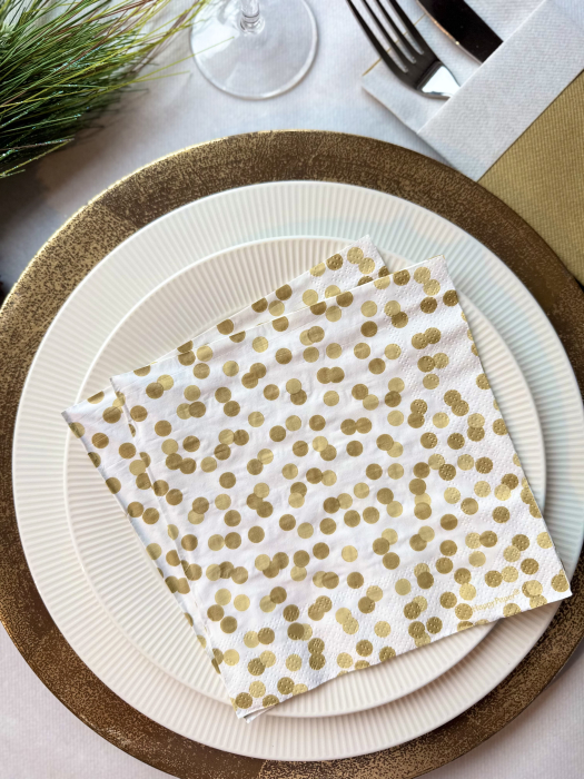 Servetele de masa, 3 straturi, Tissue - Festi confeti, 33 x 33 cm, 20 buc [1]