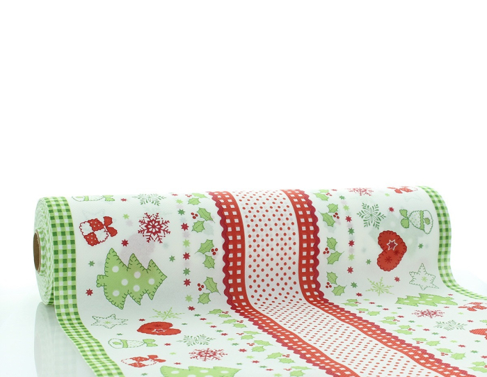 Traversa de masa pentru Craciun, Linclass - Christmas / 40 cm × 24 m / 1 rola [2]