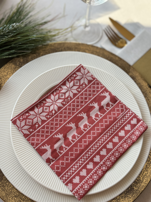 Servetele de masa, 3 straturi, Tissue - Country, 33 x 33 cm, 20 buc [1]