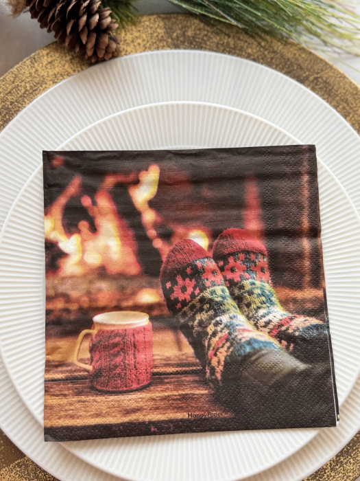 Servetele de masa, 3 straturi, Tissue - Nestor, 33 x 33 cm, 20 buc [1]