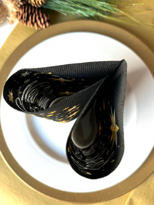 Servetele de masa festive Softpoint pentru Revelion/Anul Nou - Happy New Year / 40 x 40 cm / 20 buc [7]