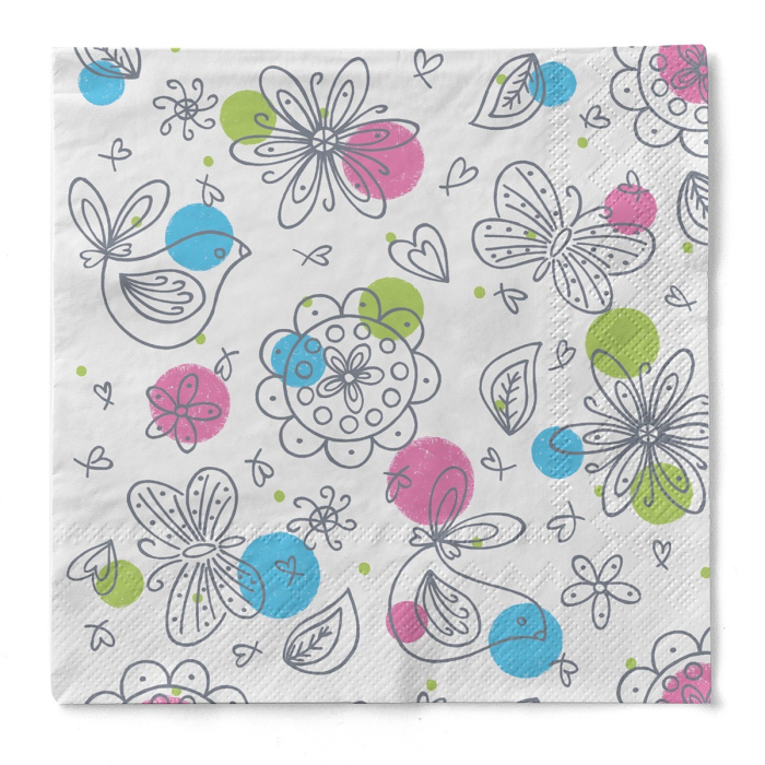 Servetele de masa 3 straturi, Tissue - Petra / 33 x 33 cm / 20 buc [1]