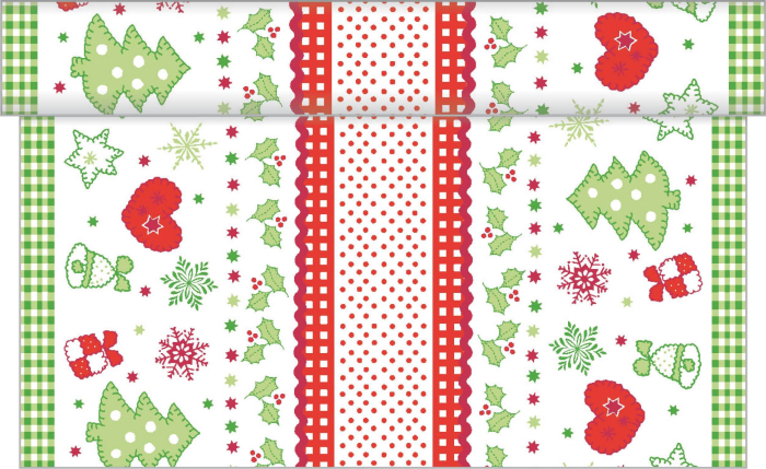 Traversa de masa pentru Craciun, Linclass - Christmas / 40 cm × 24 m / 1 rola [4]