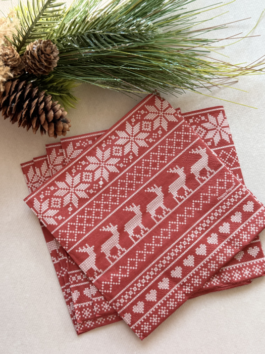 Servetele de masa, 3 straturi, Tissue - Country, 33 x 33 cm, 20 buc [4]