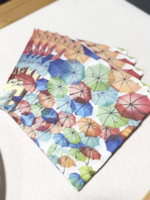 Servetele de masa festive, SoftPoint - Happy Umbrellas / 40x40 cm / 20 buc [2]