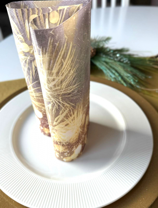 Servetele de masa festive Softpoint - Fireworks (Artificii) / 40 x 40 cm / 20 buc [6]
