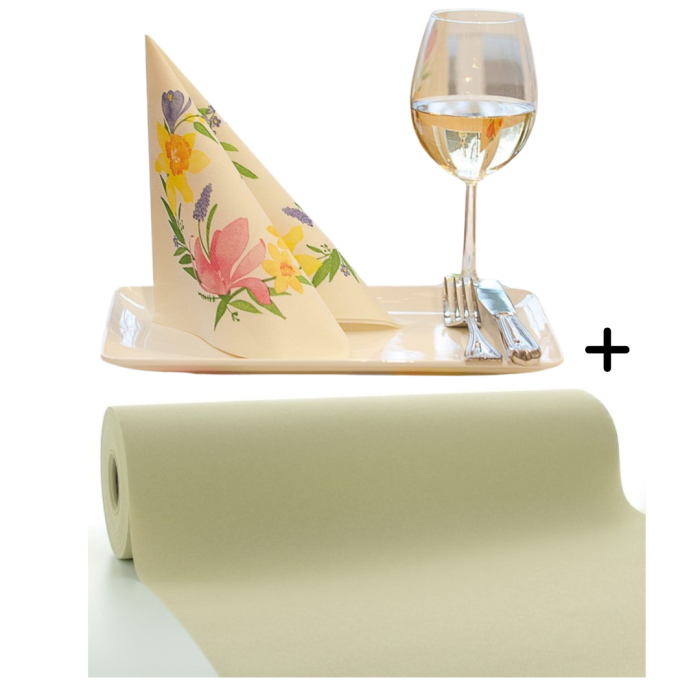 Set accesorii decorative masa festiva - servetele festive si traversa de masa Linclass Laura [2]