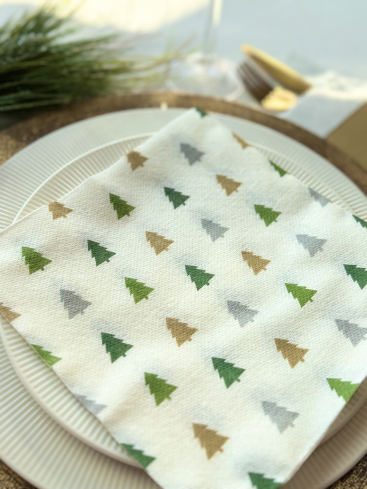 Servetele de masa festive Just Trees Textile Touch / 40 x40 cm / 12 buc [4]