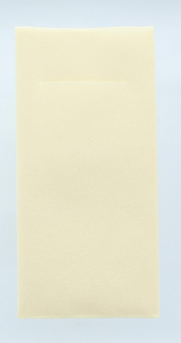 BAX Servetele cu BUZUNAR pentru tacamuri - Linclass Light - Creme (Crem) / 40 x 40 cm / 900 buc - Mank [2]