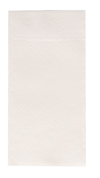 BAX Servetele cu BUZUNAR pentru tacamuri Tissue Deluxe Light - Albe / 40 x 40 cm / 750 buc [2]