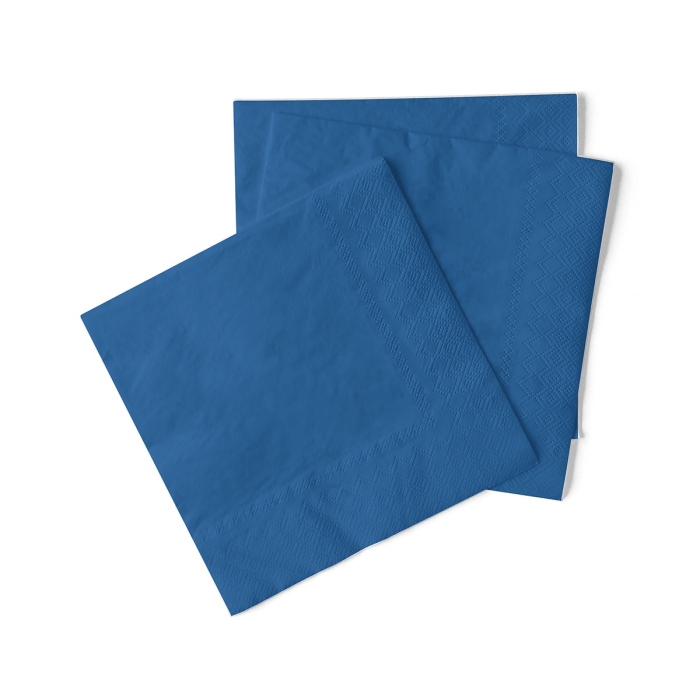 Bax Servetele de masa 3 straturi, Tissue - ROYAL BLAU (albastru regal) / 33X33 cm / 2400 buc [2]