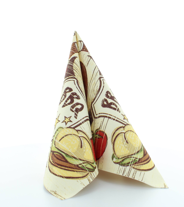 Bax Servetele de masa festive Linclass - BBQ (Fast Food) / 40 x 40 cm / 300 buc [2]