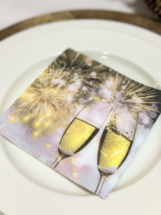 BAX Servetele de masa festive, Softpoint - Cheers / 24 x 24 cm / 3000 buc [4]