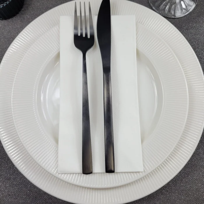 BAX Servetele Linclass ultra calitative, albe, 40x40 cm, pliate 1/8, 864 buc [2]