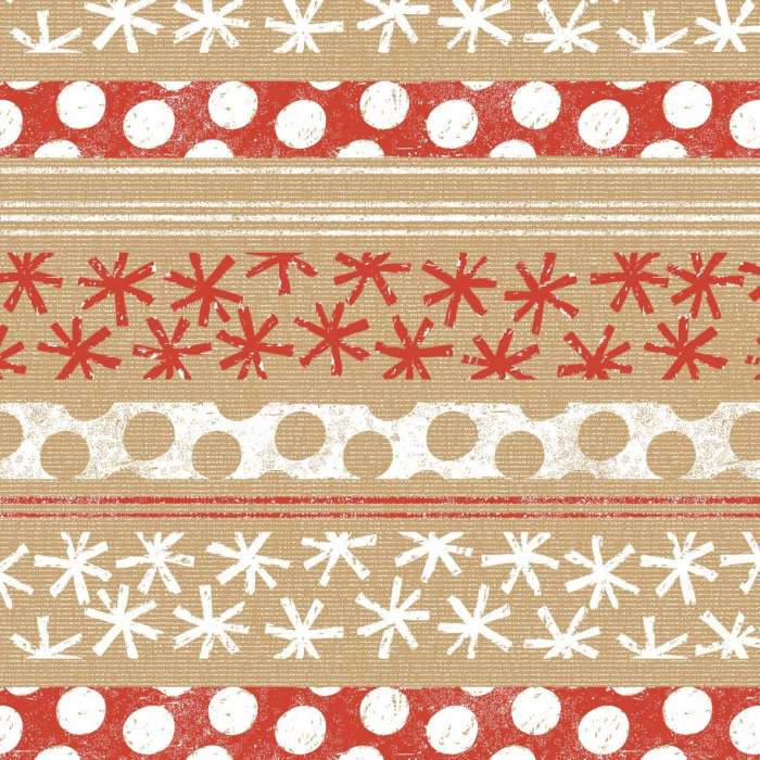 Servetele de masa festive Linclass pentru iarna/ Craciun - Berit (fulgi de zapada) / 40 x 40 cm / 50 buc [2]