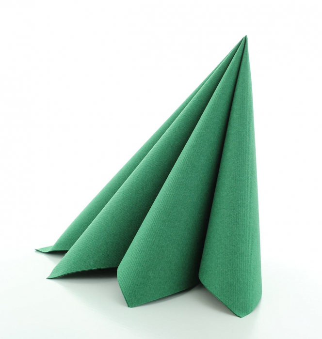 Servetele de masa festive Linclass - Dark Green (verzi) / 40 x 40 cm / 50 buc [4]
