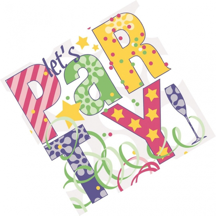 Servetele de masa festive Linclass - Let's Party / 40 x 40 cm / 50 buc [2]